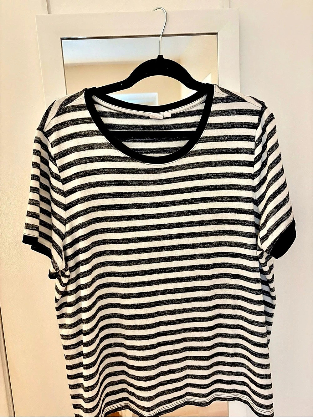 Gap Striped Short Sleeve Sweater Tee - Size XXL